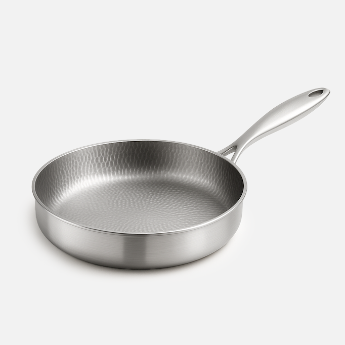 Rick Cooks | Stainless Steel and Titanium High Pan with Refined Finish
