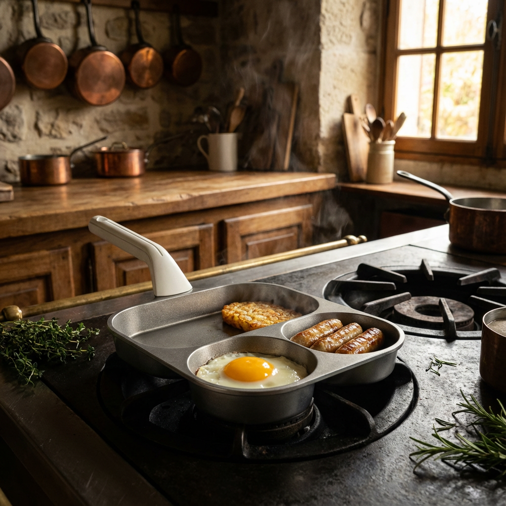 Rick Cooks | Titanium Non-Stick Breakfast Pan with Even Heat Distribution