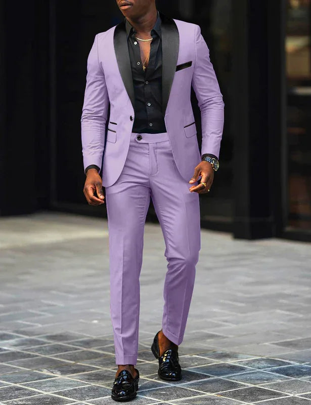 Modern Bröllopsgästkostym för Män | Slim Fit