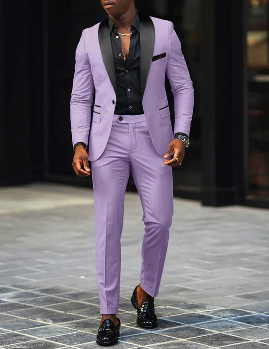 Modern Bröllopsgästkostym för Män | Slim Fit