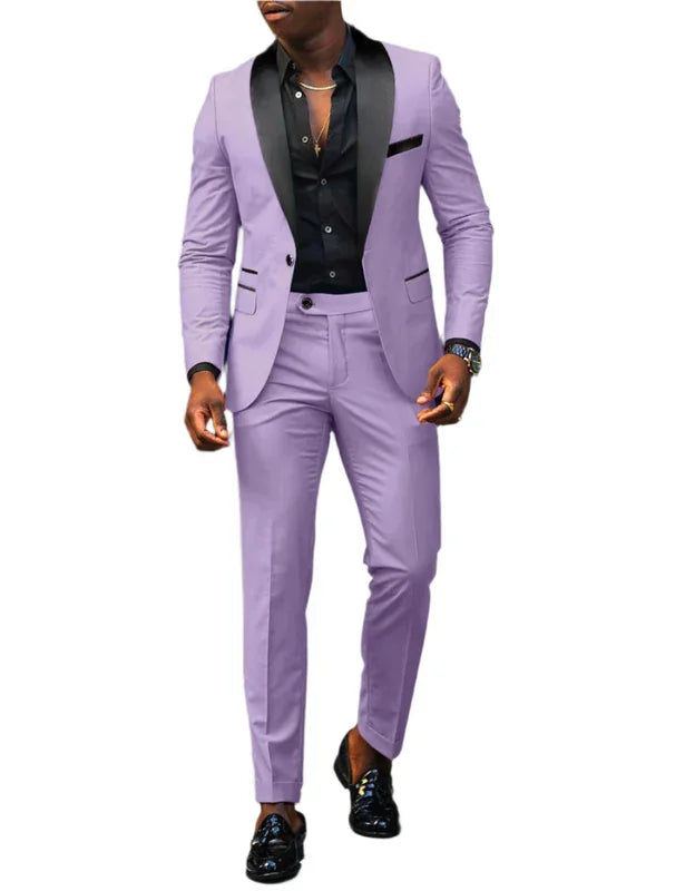 Modern Bröllopsgästkostym för Män | Slim Fit