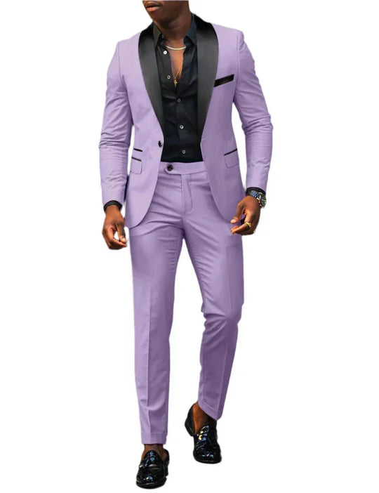 Modern Bröllopsgästkostym för Män | Slim Fit