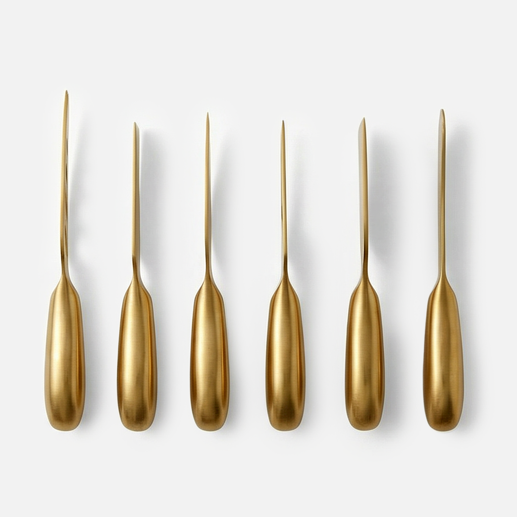 Rick Cooks | Stainless Steel Cheese Knife Set with Matte Titanium Finish