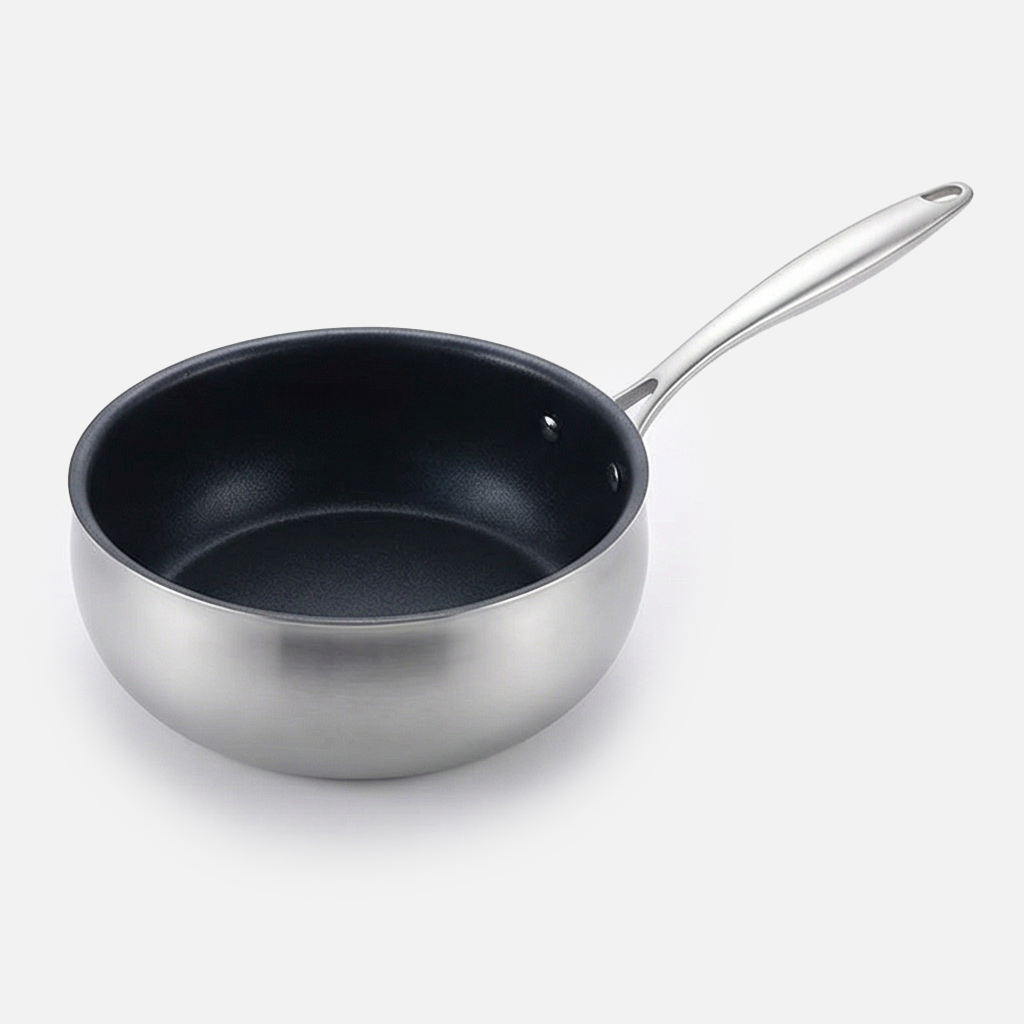 Rick Cooks | Stainless Steel Cooking Pot with Non-Stick Surface