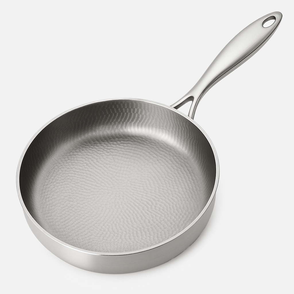 Rick Cooks | Stainless Steel and Titanium High Pan with Refined Finish