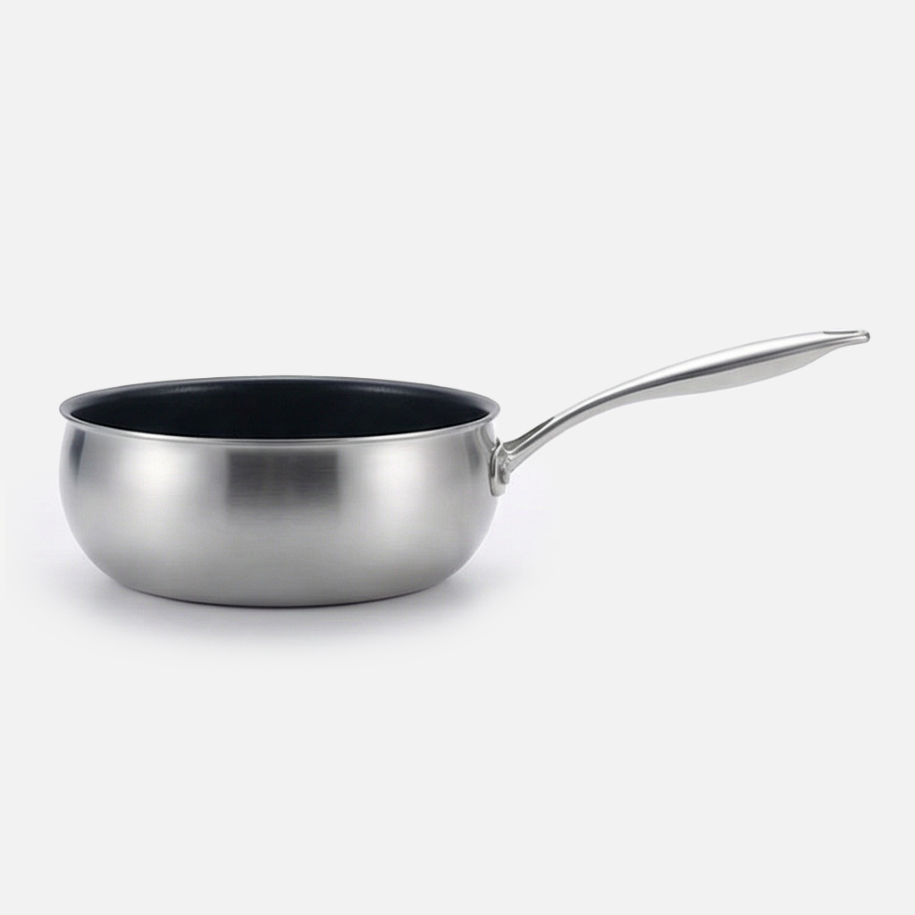 Rick Cooks | Stainless Steel Cooking Pot with Non-Stick Surface