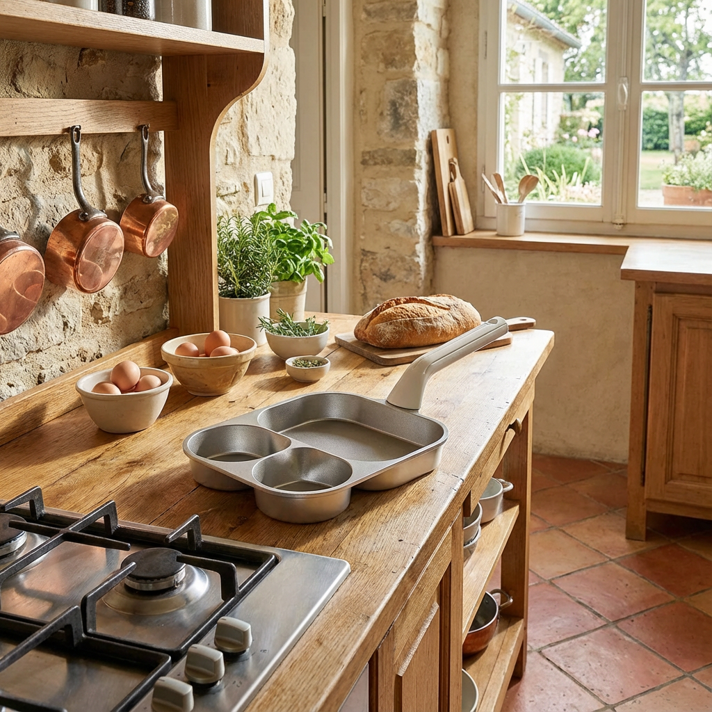 Rick Cooks | Titanium Non-Stick Breakfast Pan with Even Heat Distribution