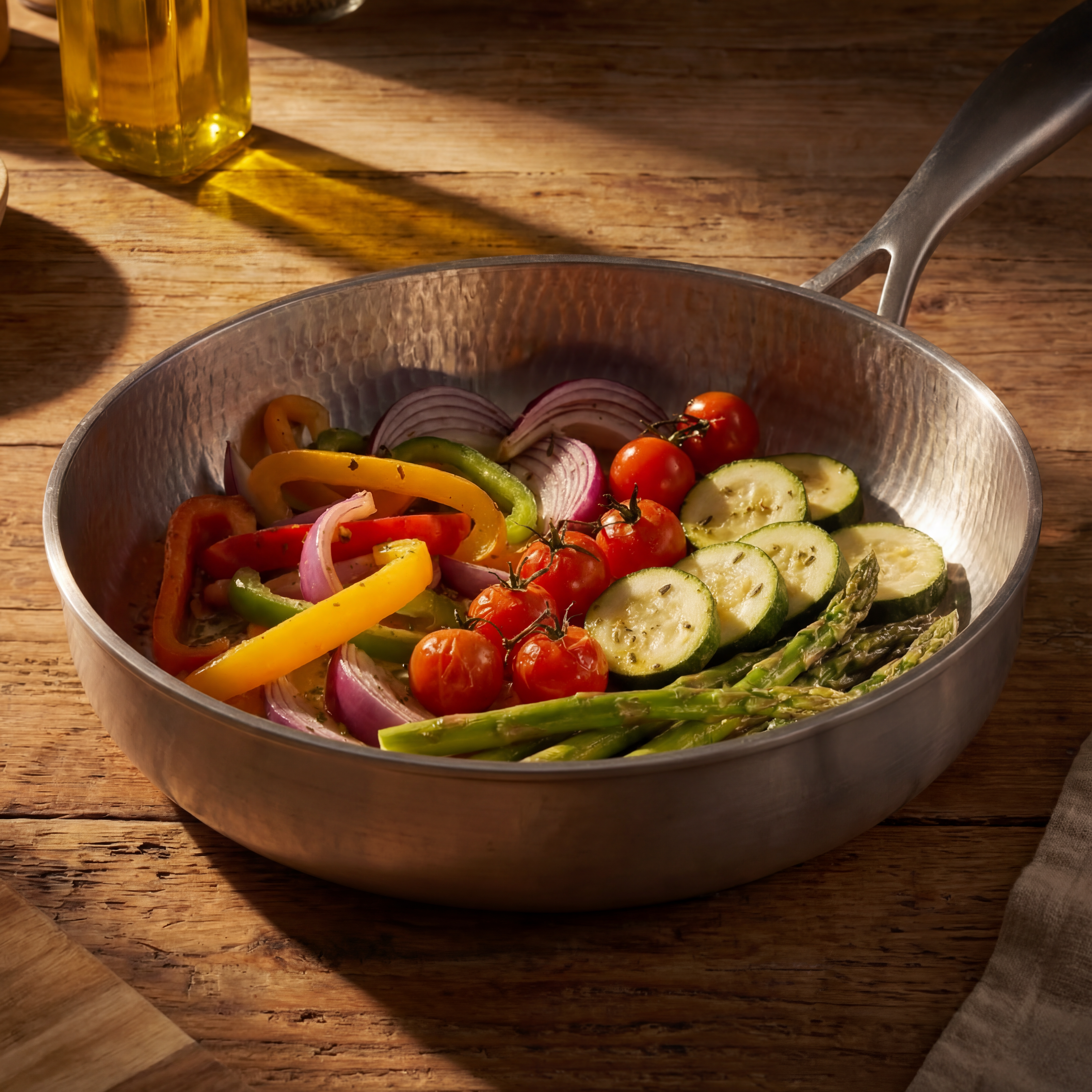 Rick Cooks | Stainless Steel and Titanium High Pan with Refined Finish