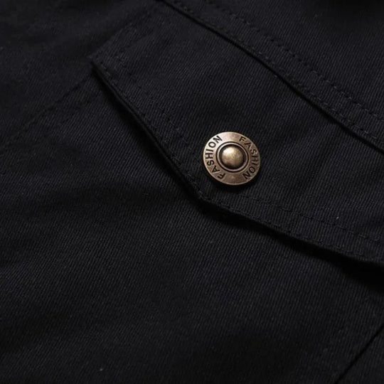 Klassisk bomberjacka för män | Knappad