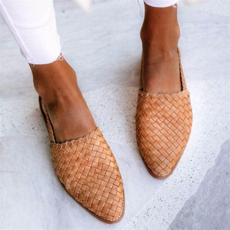 Platta Sandaler med Stängd tå för Kvinnor | Slingback