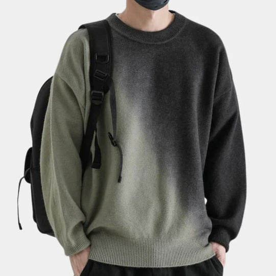 Ombre-tröja för män | Avslappnad