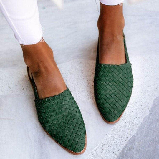 Platta Sandaler med Stängd tå för Kvinnor | Slingback