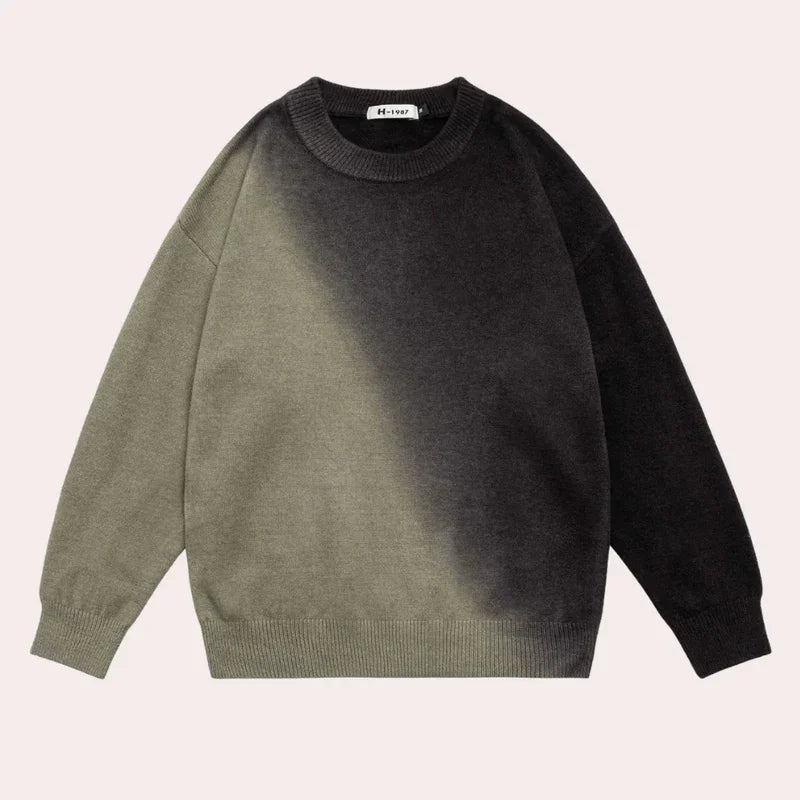 Ombre-tröja för män | Avslappnad