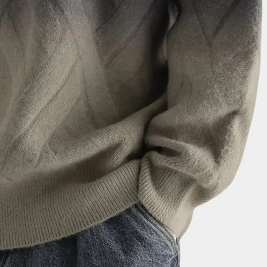 Ombre Rundhalsad tröja för Män | Mönstrad