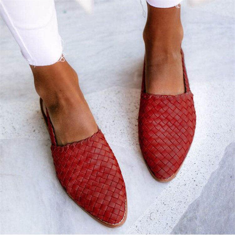 Platta Sandaler med Stängd tå för Kvinnor | Slingback