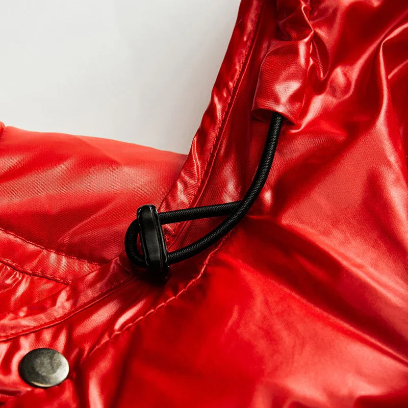 Varm Pufferjacka för Män | Huva