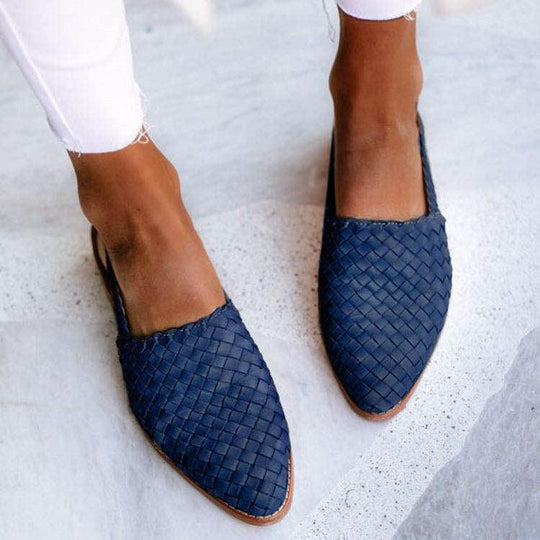 Platta Sandaler med Stängd tå för Kvinnor | Slingback