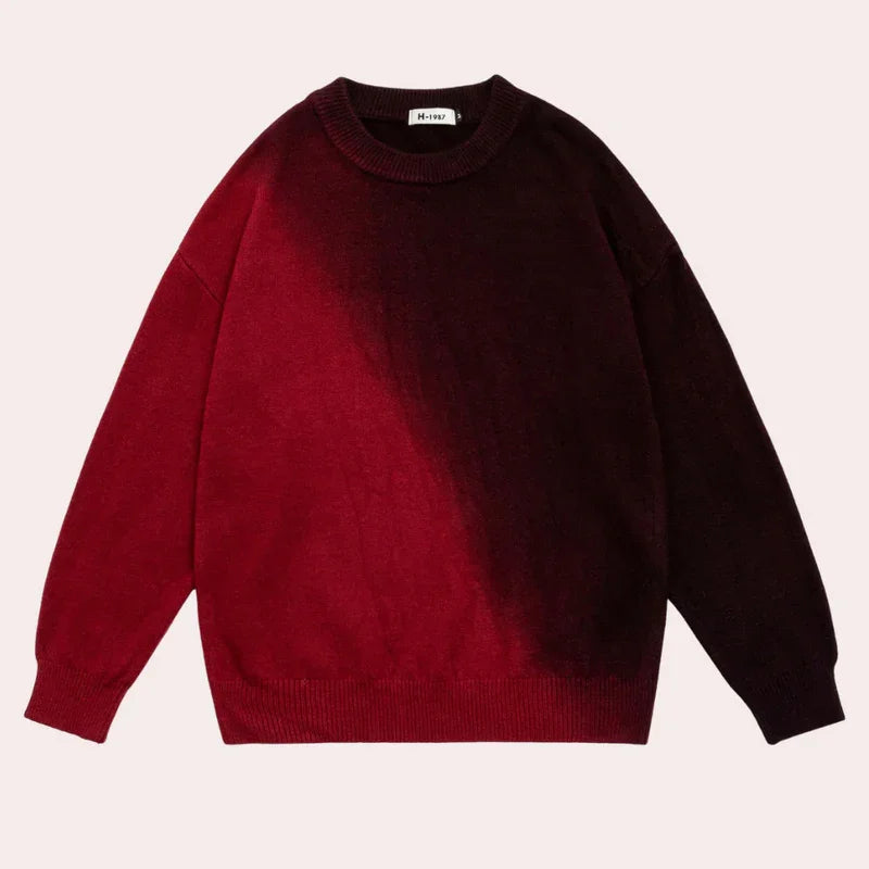 Ombre-tröja för män | Avslappnad