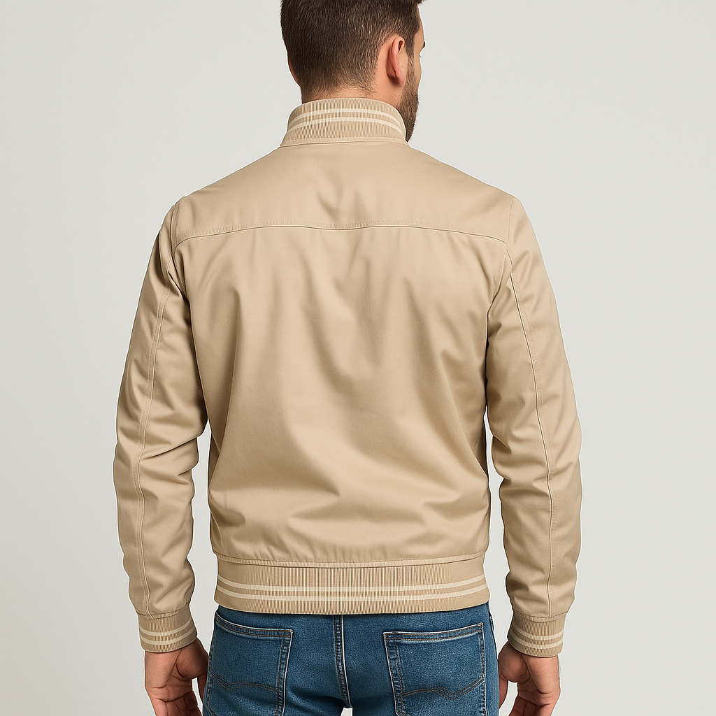Klassisk Bomberjacka med Urban Design för Herr
