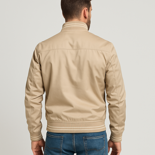 Klassisk Bomberjacka med Urban Design för Herr