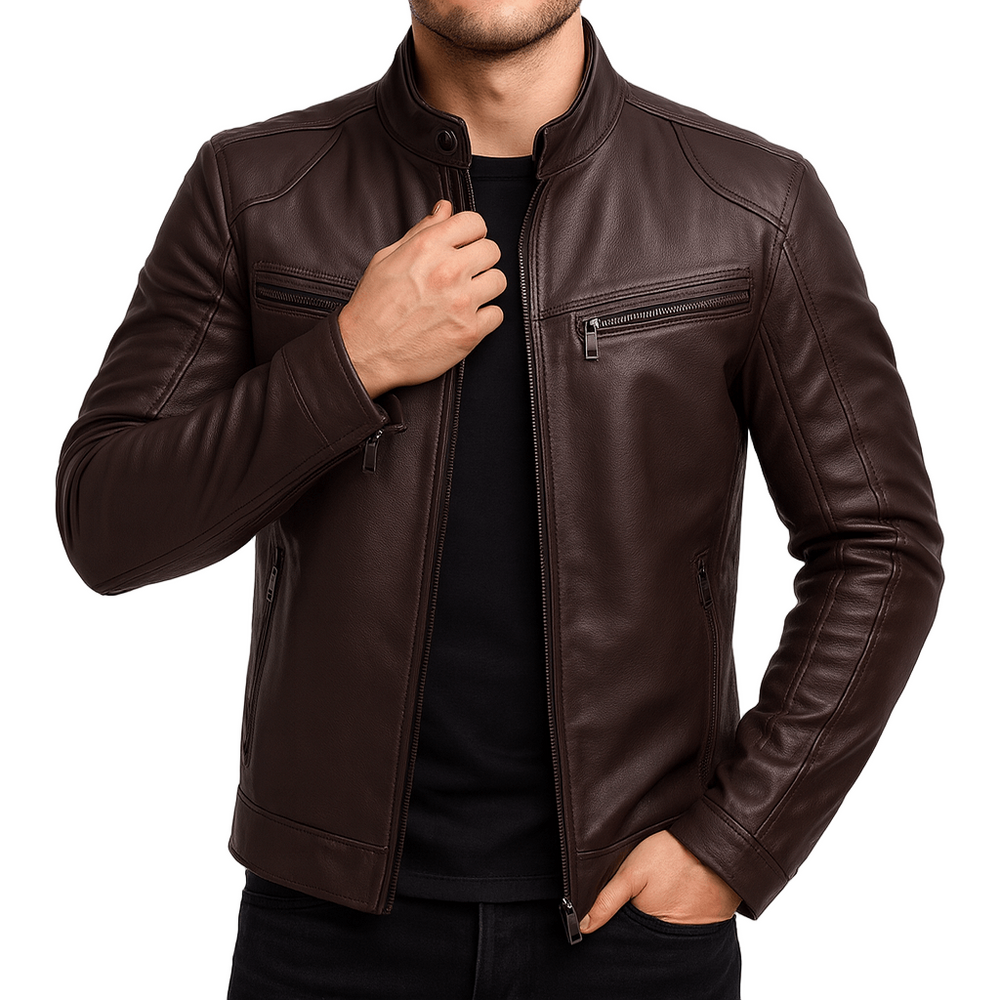 Motorcykeljacka med Ståkrage | För Herr 1