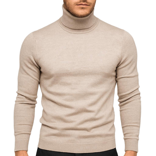 Turtleneck med Polokrage för Herr | Elegant och Mångsidig 0