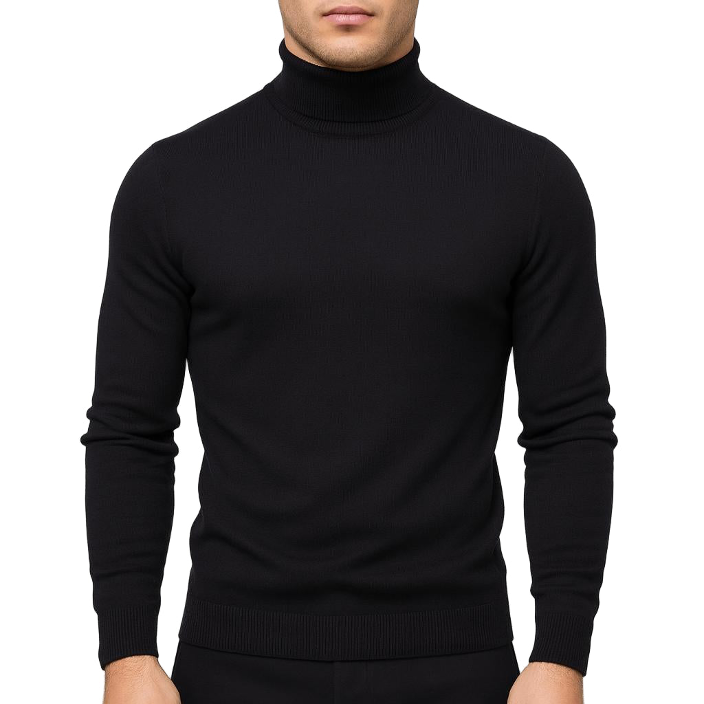 Turtleneck med Polokrage för Herr | Elegant och Mångsidig 2