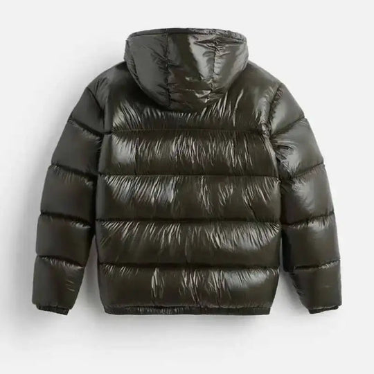 Vadderad Vinterjacka med Huva för Herr | Modern Design 5